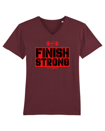 Finish Strong Fitness Burgundy