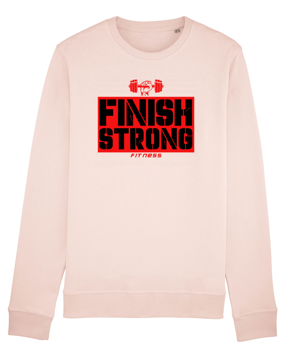 Bluză mânecă lungă Unisex Rise Candy Pink