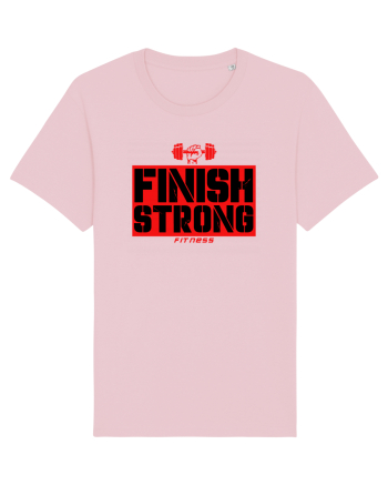 Finish Strong Fitness Cotton Pink