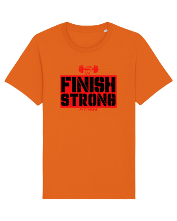 Finish Strong Fitness Bright Orange