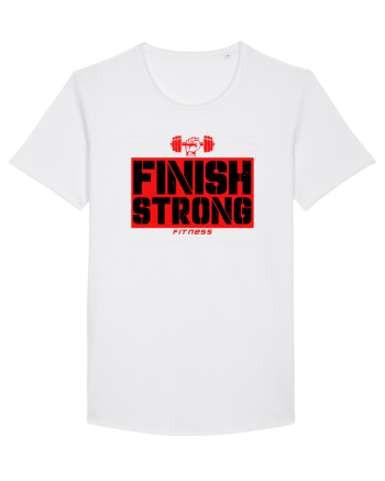 Finish Strong Fitness White