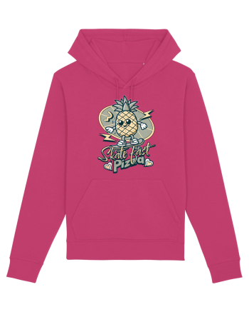 Ananas Amuzant Retro Pizza Skate Skateboarder Raspberry