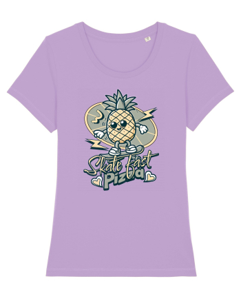 Ananas Amuzant Retro Pizza Skate Skateboarder Lavender Dawn