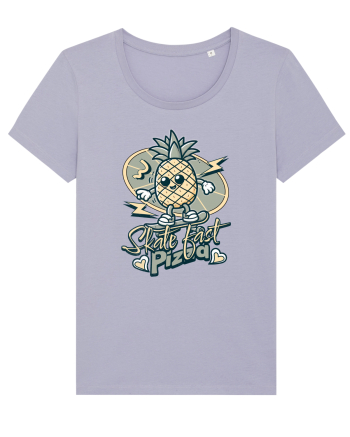 Ananas Amuzant Retro Pizza Skate Skateboarder Lavender