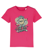 Ananas Amuzant Retro Pizza Skate Skateboarder Tricou mânecă scurtă  Copii Mini Creator