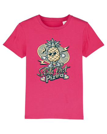 Ananas Amuzant Retro Pizza Skate Skateboarder Raspberry