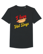 I Love Hot Dogs Tricou mânecă scurtă guler larg Bărbat Skater