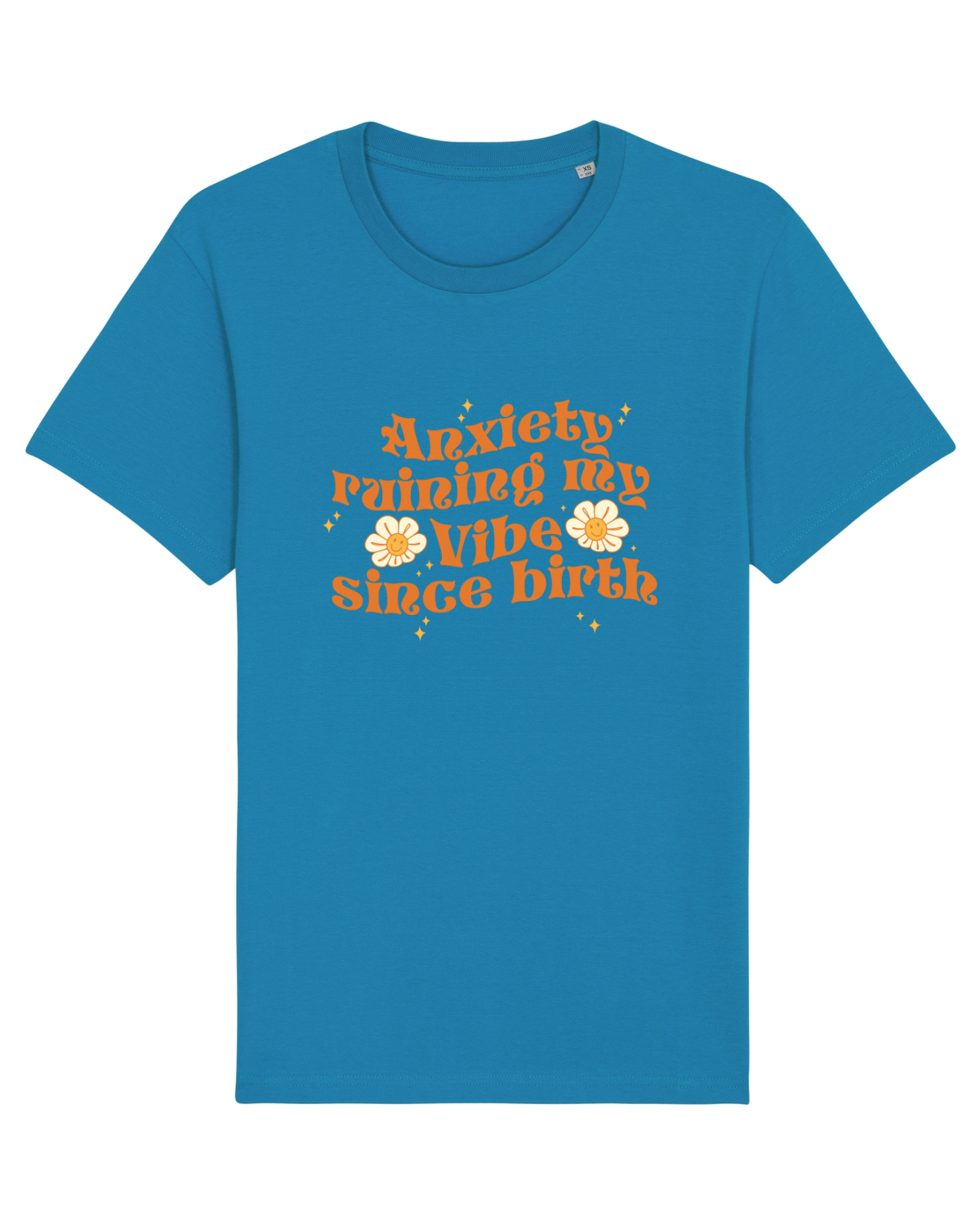 Tricou mânecă scurtă Unisex Rocker Azur