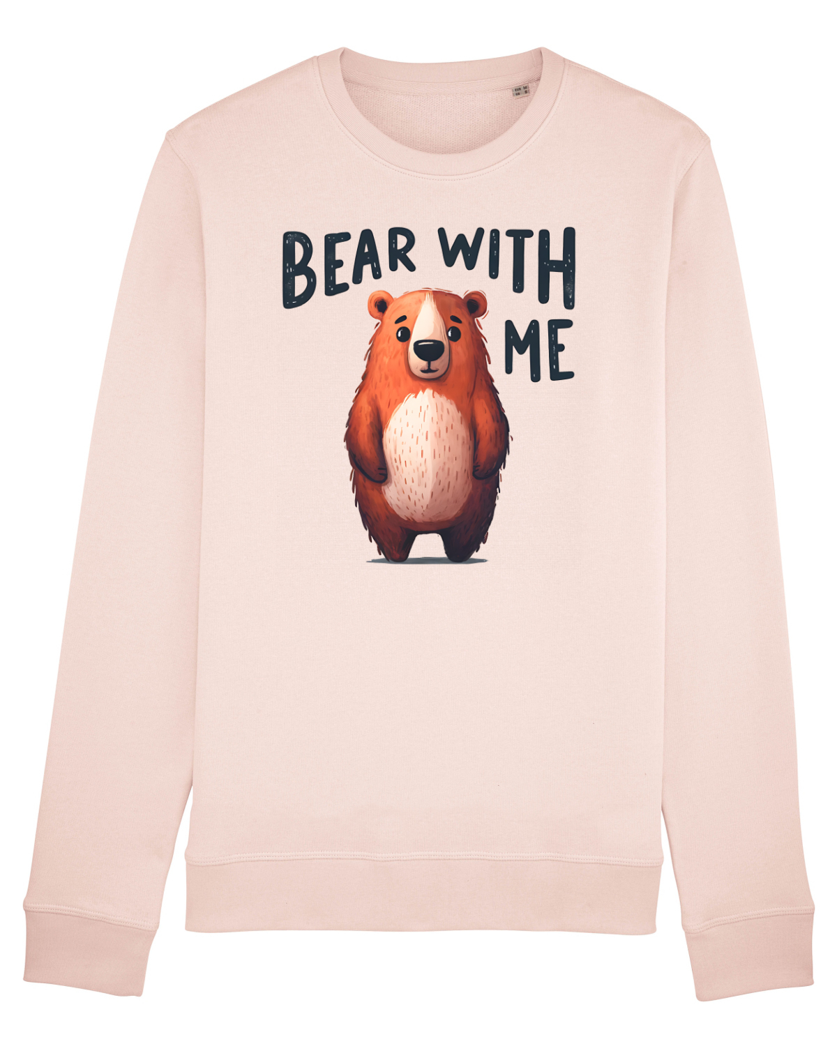 Bluză mânecă lungă Unisex Rise Candy Pink