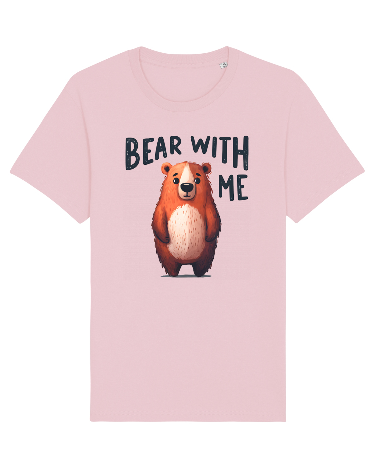 Tricou mânecă scurtă Unisex Rocker Cotton Pink