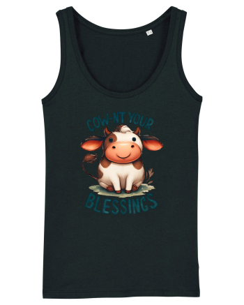 pentru prietenii animalelor - Cow-nt your blessings Black