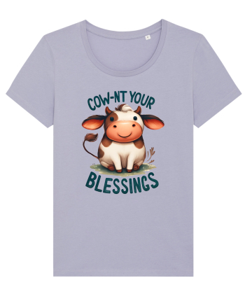 pentru prietenii animalelor - Cow-nt your blessings Lavender