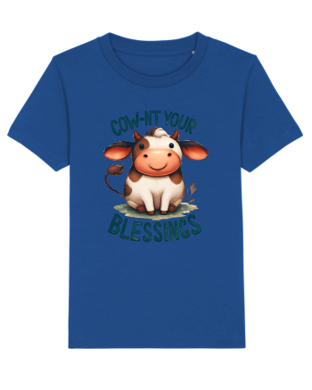 pentru prietenii animalelor - Cow-nt your blessings Majorelle Blue