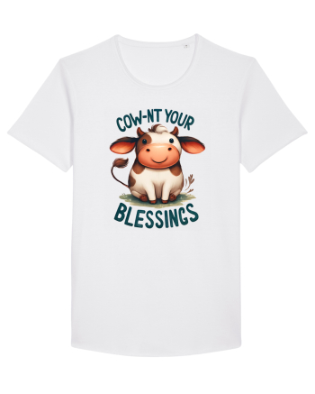 pentru prietenii animalelor - Cow-nt your blessings White