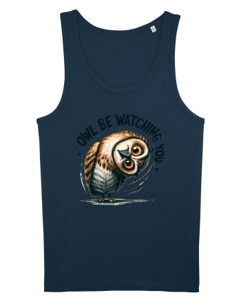 pentru prietenii animalelor - Owl be watching you Navy