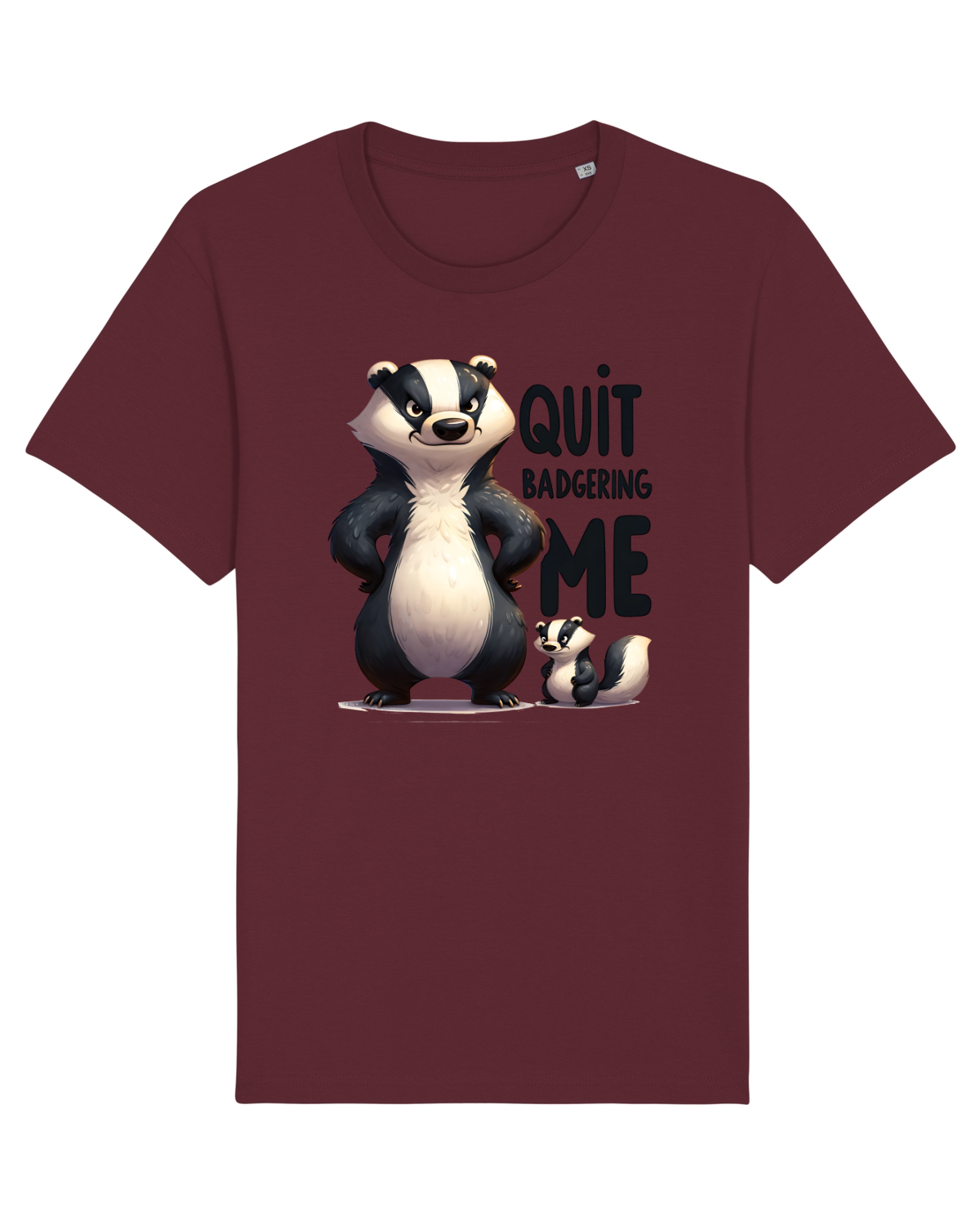 Tricou mânecă scurtă Unisex Rocker Burgundy