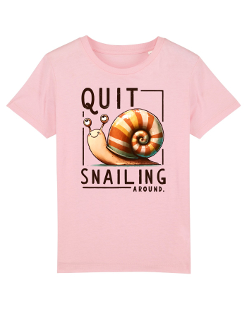 pentru prietenii animalelor - Quit snailing around Cotton Pink