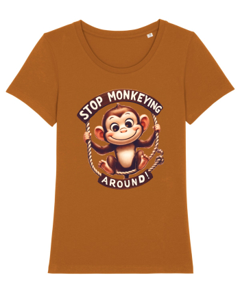 pentru prietenii animalelor - Stop monkeying around Roasted Orange