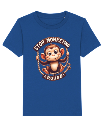 pentru prietenii animalelor - Stop monkeying around Majorelle Blue