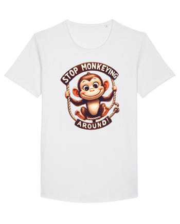pentru prietenii animalelor - Stop monkeying around White