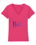 Bride Tricou mânecă scurtă guler V Damă Evoker