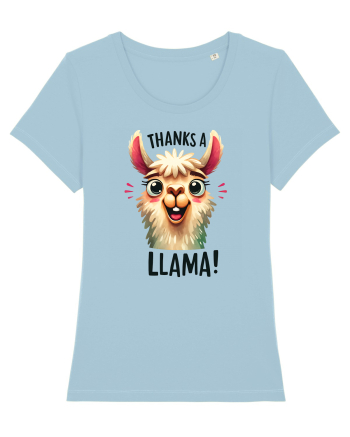 pentru prietenii animalelor - Thanks a llama Sky Blue