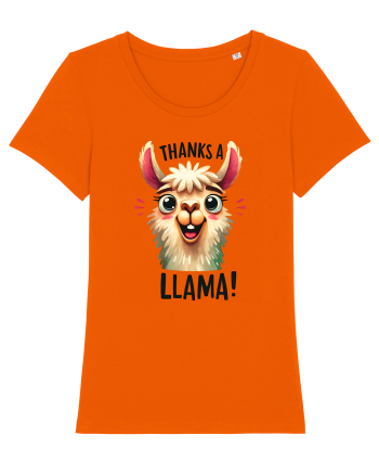 pentru prietenii animalelor - Thanks a llama Bright Orange
