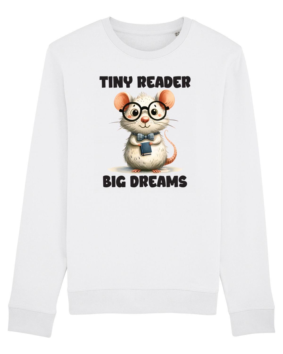 Bluză mânecă lungă Unisex Rise White