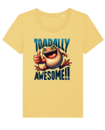 pentru prietenii animalelor - Toadally awesome Tricou mânecă scurtă guler larg fitted Damă Expresser