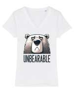pentru prietenii animalelor - Unbearable Tricou mânecă scurtă guler V Damă Evoker