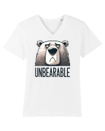 pentru prietenii animalelor - Unbearable Tricou mânecă scurtă guler V Bărbat Presenter