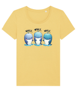 pentru prietenii animalelor - Whale, whale, whale Tricou mânecă scurtă guler larg fitted Damă Expresser