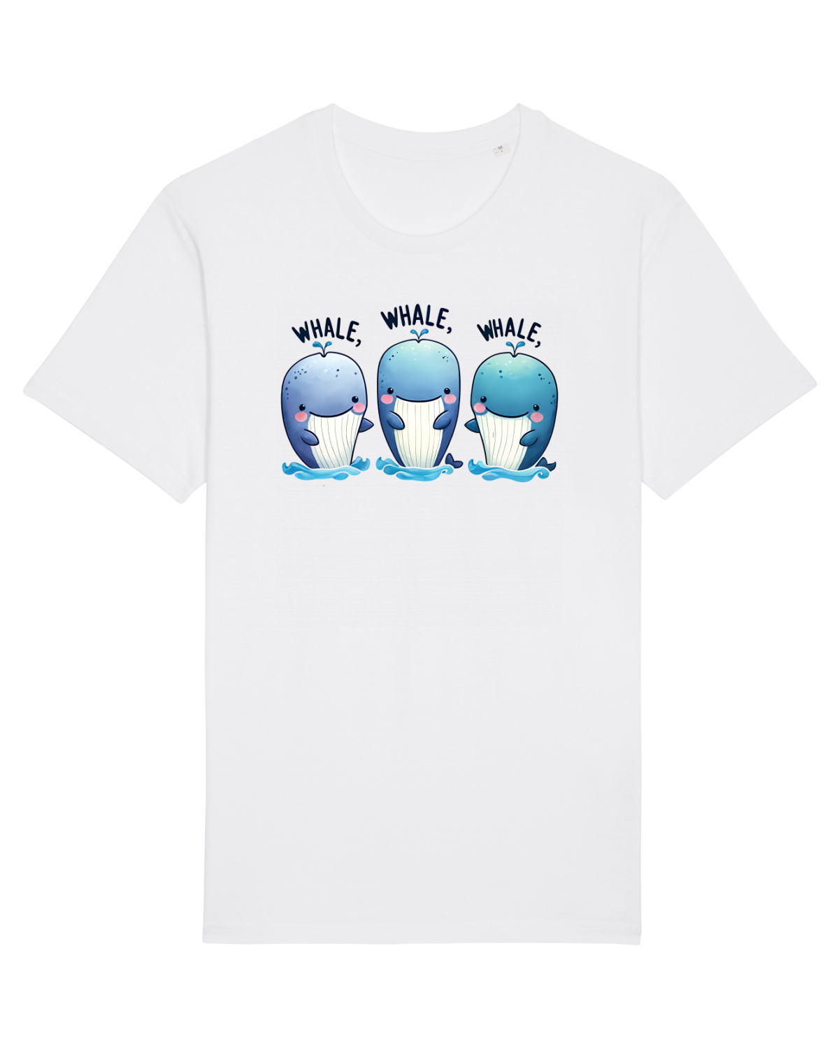 Tricou mânecă scurtă Unisex Rocker White