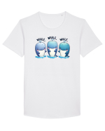 pentru prietenii animalelor - Whale, whale, whale Tricou mânecă scurtă guler larg Bărbat Skater