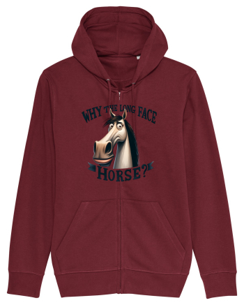 pentru prietenii animalelor - Why the long face, horse Burgundy