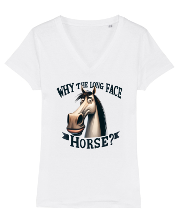 pentru prietenii animalelor - Why the long face, horse White