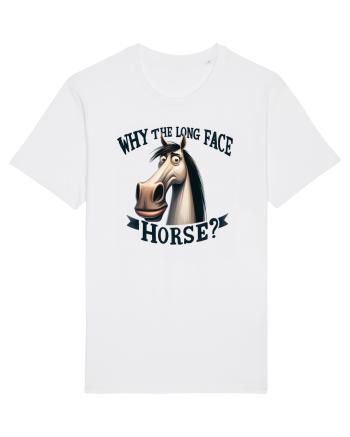 pentru prietenii animalelor - Why the long face, horse White