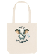 pentru prietenii animalelor - You are irrelephant Sacoșă textilă