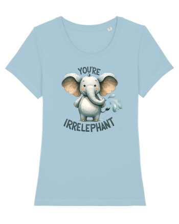 pentru prietenii animalelor - You are irrelephant Sky Blue