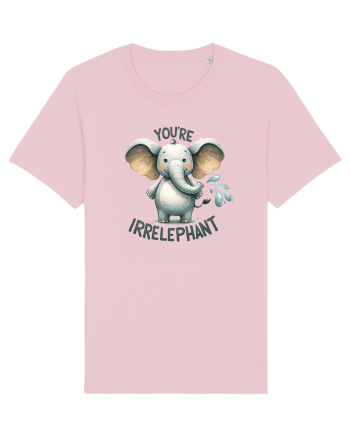 pentru prietenii animalelor - You are irrelephant Cotton Pink