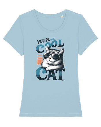 pentru prietenii animalelor - You are one cool cat Sky Blue