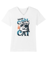 pentru prietenii animalelor - You are one cool cat Tricou mânecă scurtă guler V Bărbat Presenter