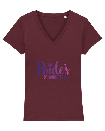 Bride's Drinking Team Burgundy