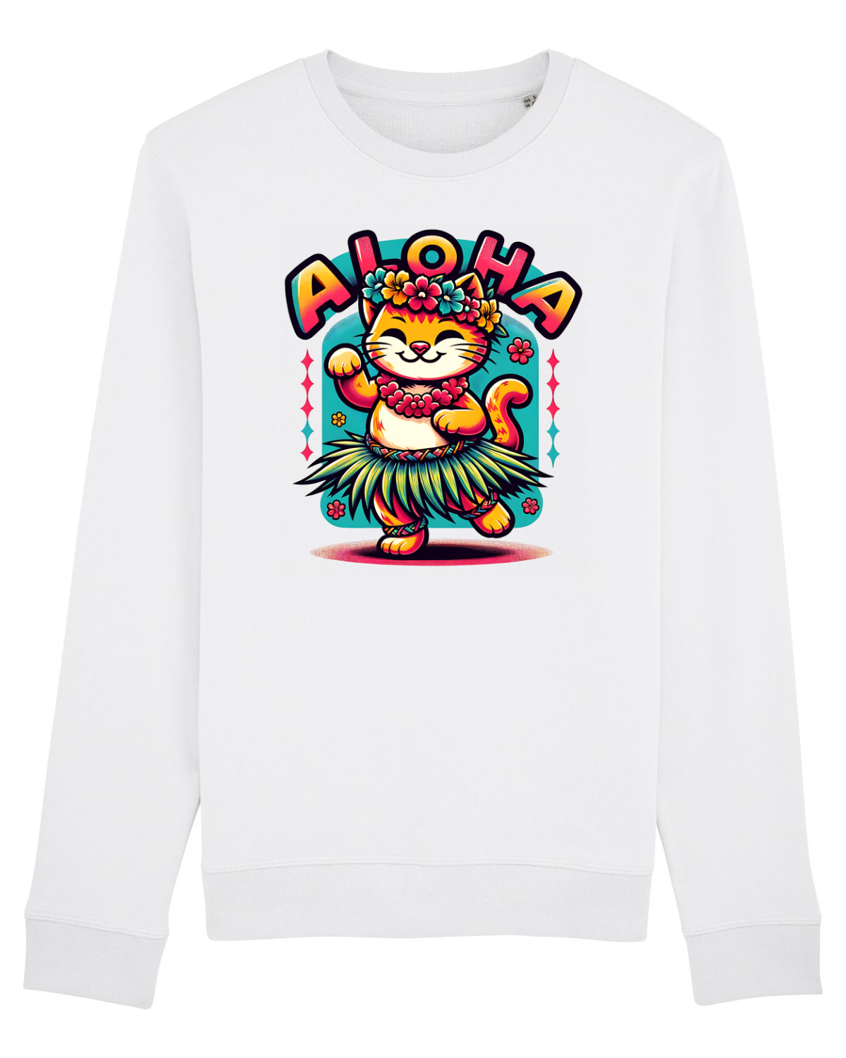 Bluză mânecă lungă Unisex Rise White