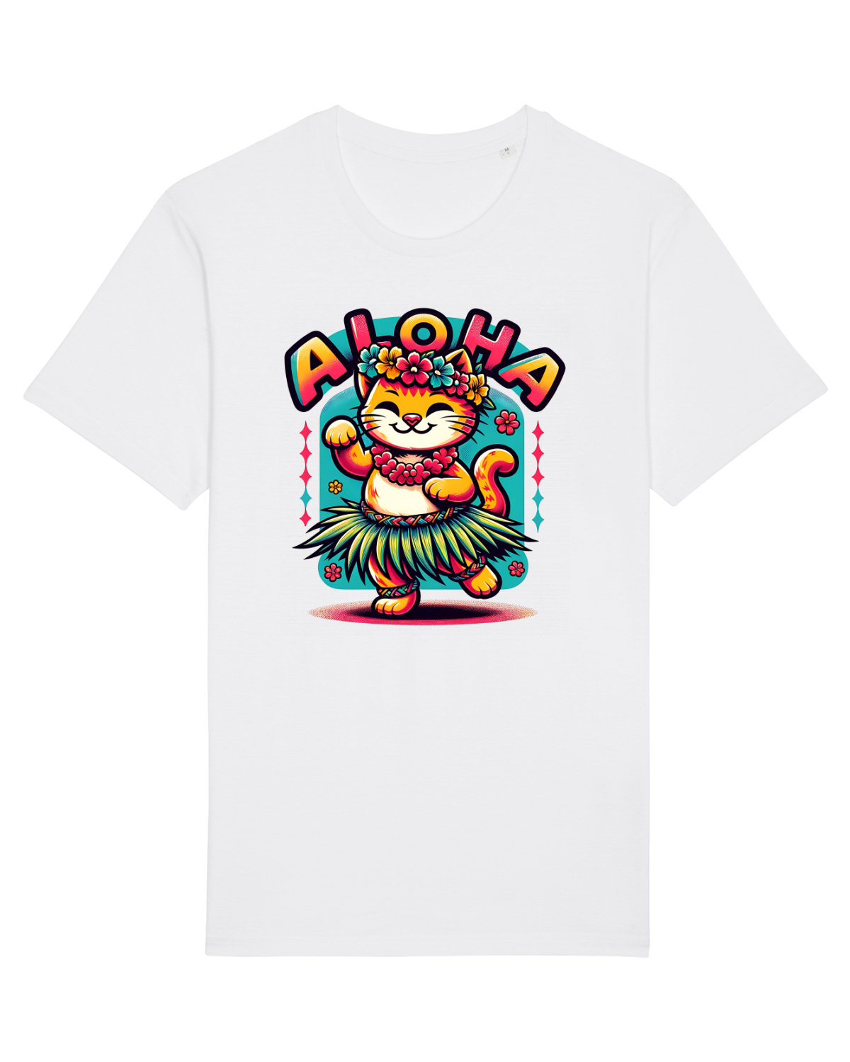 Tricou mânecă scurtă Unisex Rocker White