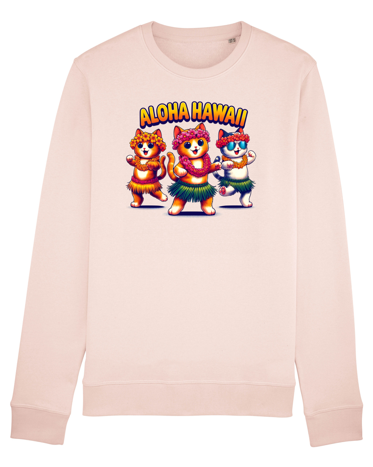 Bluză mânecă lungă Unisex Rise Candy Pink