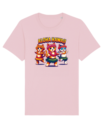 cu pisici in vacanță - Aloha hawaii Cotton Pink