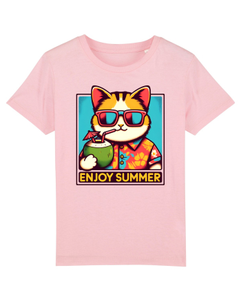 cu pisici in vacanță - Enjoy summer Cotton Pink