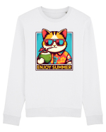 cu pisici in vacanță - Enjoy summer Bluză mânecă lungă Unisex Rise