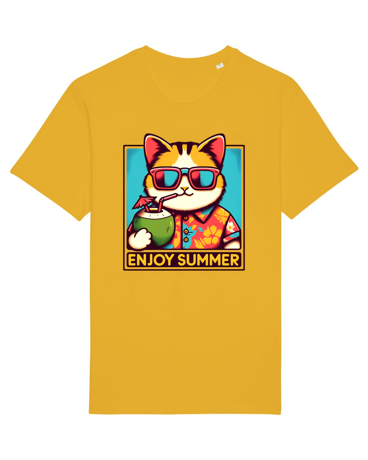 Tricou mânecă scurtă Unisex Rocker Spectra Yellow
